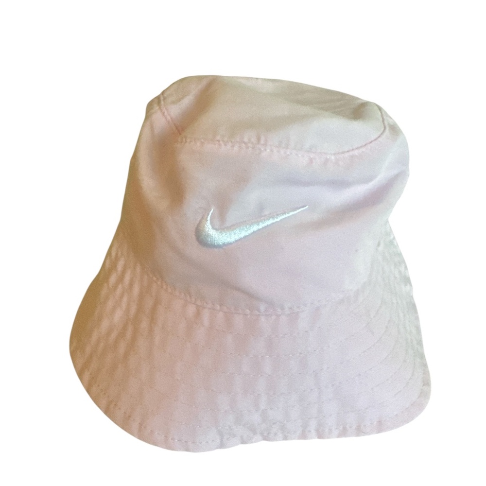 NWOT Nike Dry Toddler Girls Bucket Hat Pink White Logo 1 - 3 yo (2-4T) UPF 40+‎